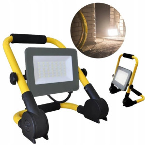 Halogen Naświetlacz Garaż Mobilny Zewnętrzny 50W