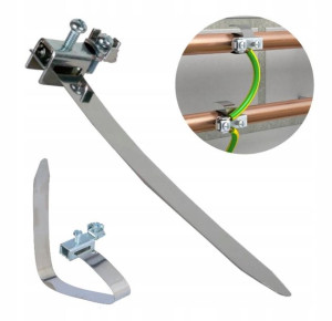 Opaska Uziemiająca Obejma 1/8-4 Cala Dł. 428 mm