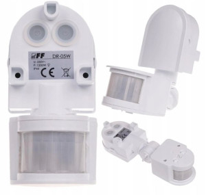 F&F Czujnik Ruchu Pasywny 1200W 180° DR-05W