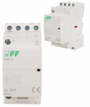 F&F Stycznik Modułowy TH35 25A 230V 3Z+R