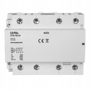 ZAMEL Stycznik Modułowy 100A Cewka 230V 4NO 0NC