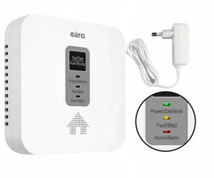 Czujnik Detektor Czadu i Gazu Ziemnego 2w1 230V