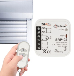 ZAMEL Bezprzewodowy Sterownik Rolet SRP-02 EXTA