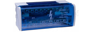 Modułowy Blok Rozdzielczy Mostek Szyna 20kA 500V