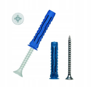 RAWLPLUG Kołek Uniwersalny z Wkrętem 10x50mm 1szt