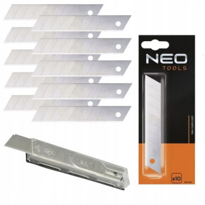 Neo Tools Ostrza Łamane Wymienne 18mm 10 sztuk