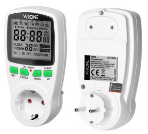 Elektroniczny Programator Czasowy LCD Timer Schuko