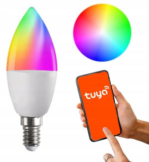 KANLUX Żarówka LED WiFi RGB Świeczka Mały Gwint 4W