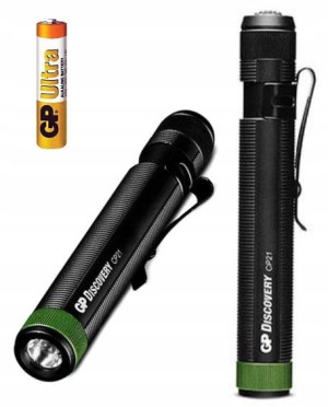 GP Discovery Mini Latarka LED Ołówkowa CP21 1x AAA