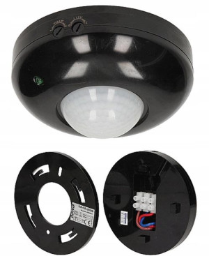 Czujnik Ruchu Sufitowy Natynkowy 360 Stopni LED