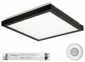 KANLUX Plafon z Czujnikiem Ruchu TYBIA LED 41x41cm