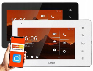 Wideo monitor Wideodomofonu WiFi Brama i Furtka