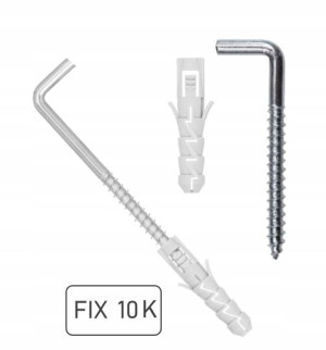 Kołek Rozporowy do Betonu Hak Prosty 10x50 FIX-10K