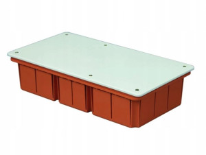 Puszka podtynkowa z białą pokrywą 291x153 x70mm