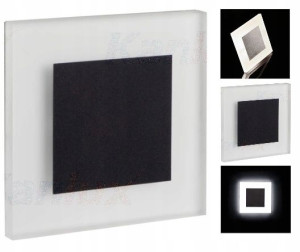 KANLUX Oprawa Schodowa LED 0,8W 12V NW APUS Czarna