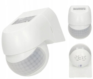 Czujnik Ruchu MINI 180' Regulacja LED OR-CR-242