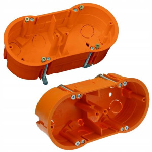 PAWBOL Puszka x2 do płyt gipsowych płytka A.0010P