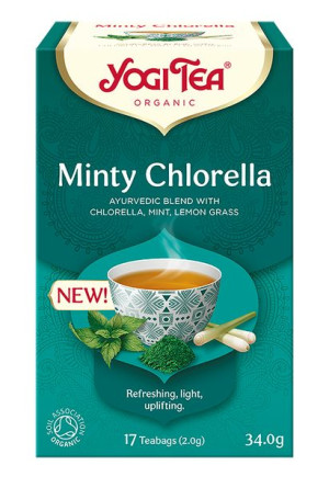 Herbatka Miętowa Z Chlorellą (minty Chlorella) Bio (17 X 2 G) 34 G Yogi Tea