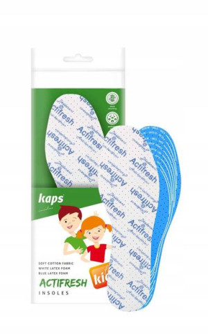 Przeciwpotne Wkładki do butów dla dzieci - Kaps Actifresh
