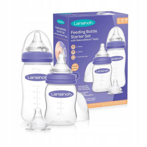 Lansinoh BUTELKA ANTYKOLKOWA Zestaw 160ml 240ml