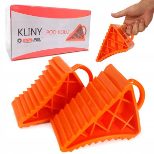 Kliny Pod Koło Samochodu Blokada Zabezpieczenie 2x