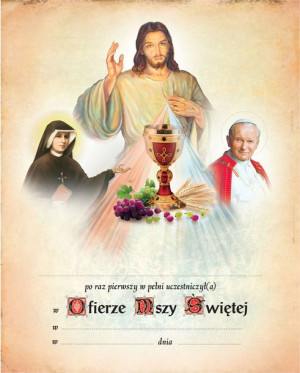 Pamiątka I Komunii Świętej – Jezus Miłosierny