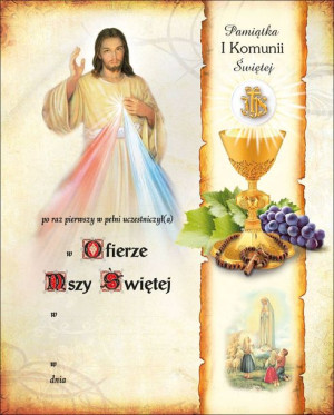Pamiątka I Komunii Świętej – Matka Boża Fatimska
