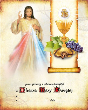 Pamiątka I Komunii Świętej – Matka Boża z Lourdes