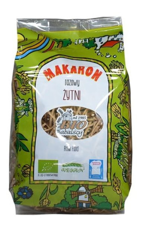 Makaron (żytni Razowy) Nitka Bio 400 G - Babalscy
