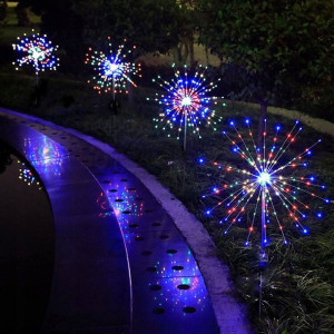 4 Szt Lampki Świąteczne Solarne 200 Led Dmuchawiec