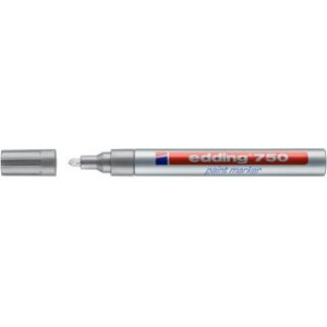 Marker Olejowy Edding 750 Aluminium, Srebrny
