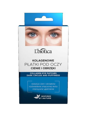 L'Biotica Płatki pod oczy Kolagenowe Cienie i obrzęki 3x2 szt
