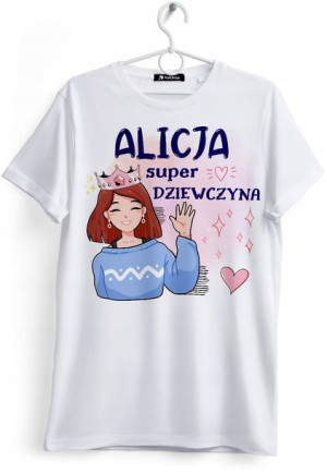 Koszulka Damska T-Shirt Dla Alicji na Prezent