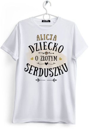 Koszulka Damska T-Shirt Dla Alicji na Prezent