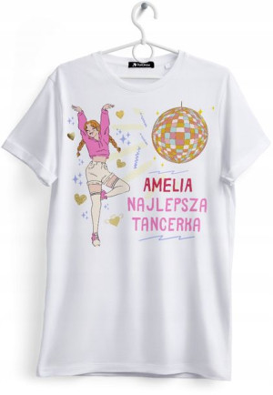 Koszulka Damska T-Shirt Dla Amelii na Prezent