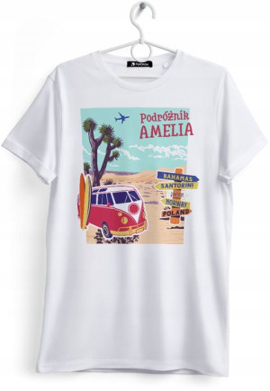 Koszulka Damska T-Shirt Dla Amelii na Prezent
