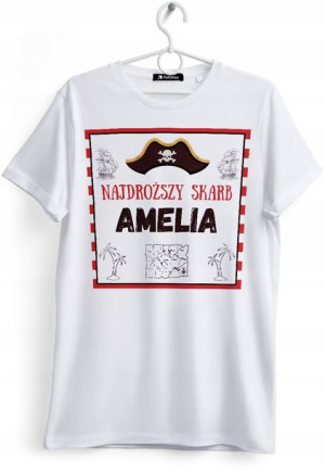 Koszulka Damska T-Shirt Dla Amelii na Prezent