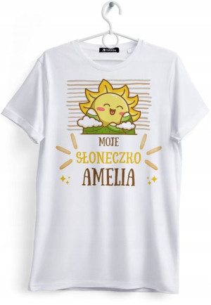 Koszulka Damska T-Shirt Dla Amelii na Prezent
