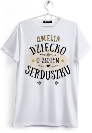 Koszulka Damska T-Shirt Dla Amelii na Prezent