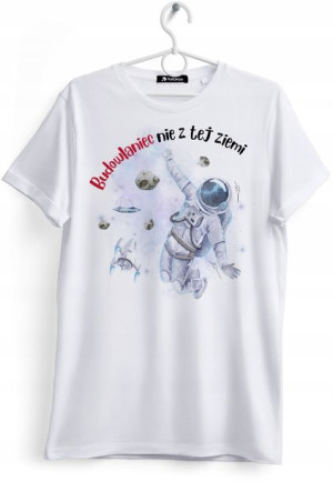 Koszulka Damska T-Shirt Dla Budowlańca na Prezent