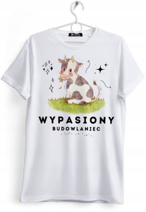 Koszulka Damska T-Shirt Dla Budowlańca na Prezent
