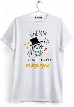 Koszulka Damska T-Shirt Dla Chemika na Prezent