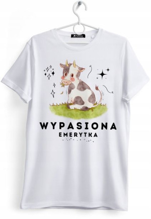 Koszulka Damska T-Shirt Dla Emerytki na Prezent