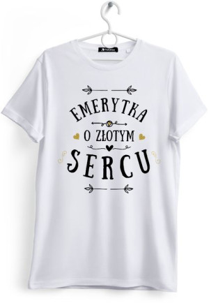Koszulka Damska T-Shirt Dla Emerytki na Prezent