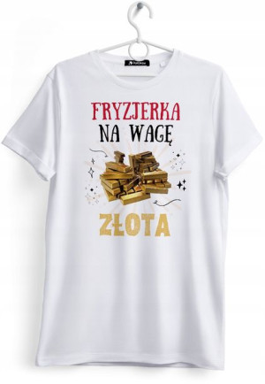 Koszulka Damska T-Shirt Dla Fryzjerki na Prezent