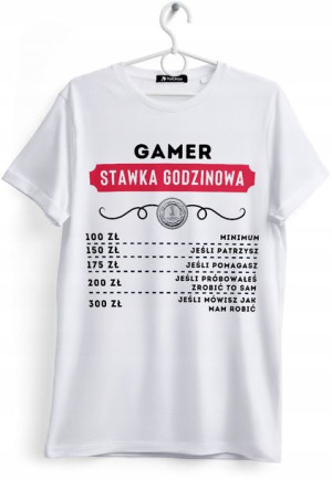 Koszulka Damska T-Shirt Dla Gamera na Prezent