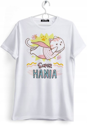 Koszulka Damska T-Shirt Dla Hani na Prezent