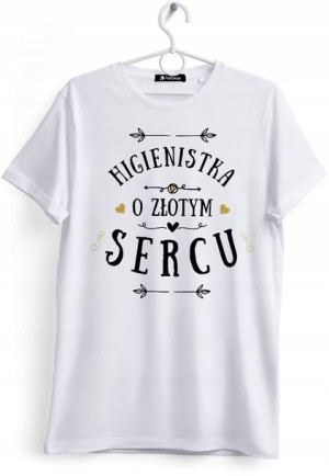 Koszulka Damska T-Shirt Dla Higienistki na Prezent
