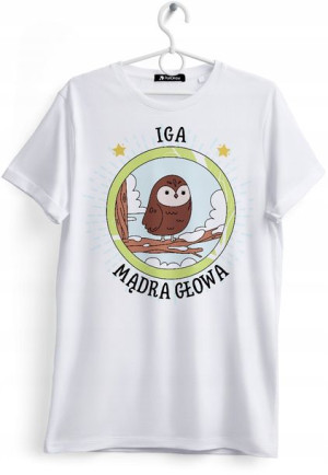 Koszulka Damska T-Shirt Dla Igi na Prezent