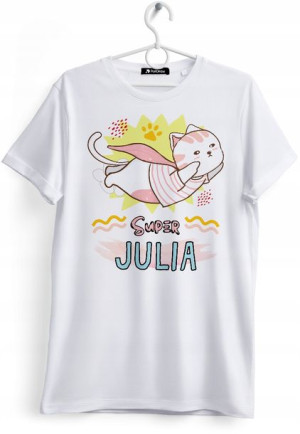 Koszulka Damska T-Shirt Dla Julii na Prezent